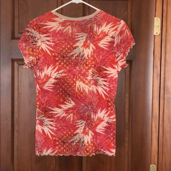 Tropical Print Top - Picture 3 of 5